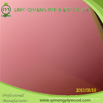Size 4′x8′ 1.6mm 2.2mm 2.6mm Pink Polyester Plywood for Indonesia